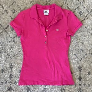 Lacoste Women's Classic Fit Soft Cotton Polo Sz 36